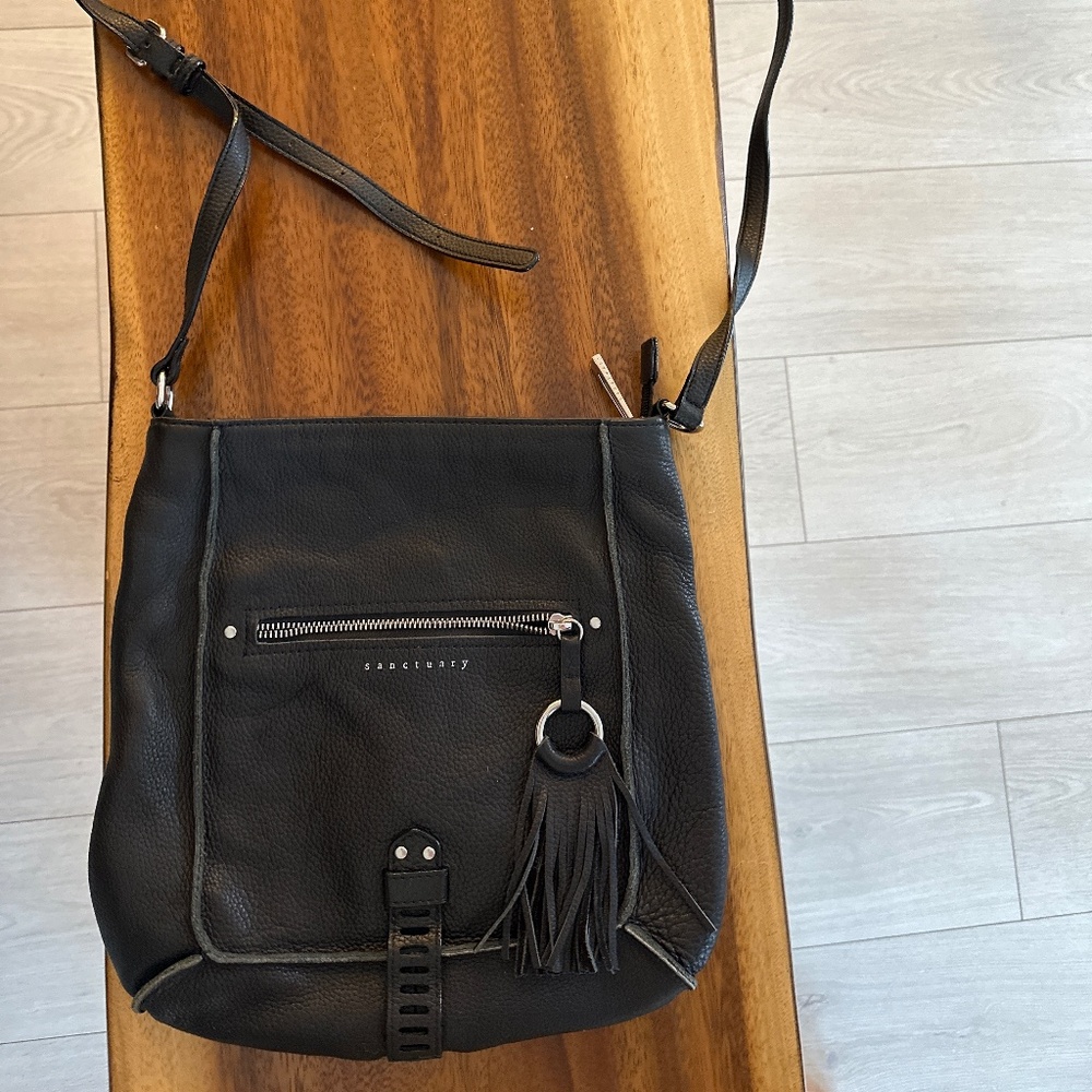 Sanctuary black crossbody purse
